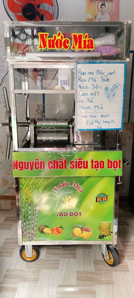 Xe nước mía xoay tay