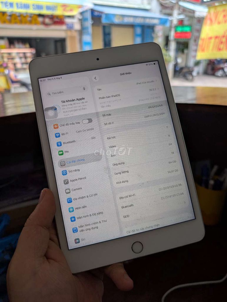 Apple iPad Mini 5 Wifi 64GB Bạc Lỗi màn hình. Mua bán Máy tính bảng tại Quận Gò Vấp Tp Hồ Chí Minh được đăng bởi Việt Hoàng hình 1
