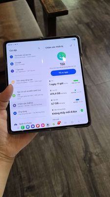 Samsung ZFold 5 xanh 12G/512G mới 99%. Mua bán Điện thoại tại Quận Hải Châu Đà Nẵng được đăng bởi phong