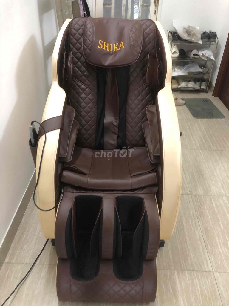 Ghế massage Shika Nâu kem - Model SK211. Mua bán Bàn ghế tại Quận Thanh Khê Đà Nẵng được đăng bởi AS  ROMA  hình 1