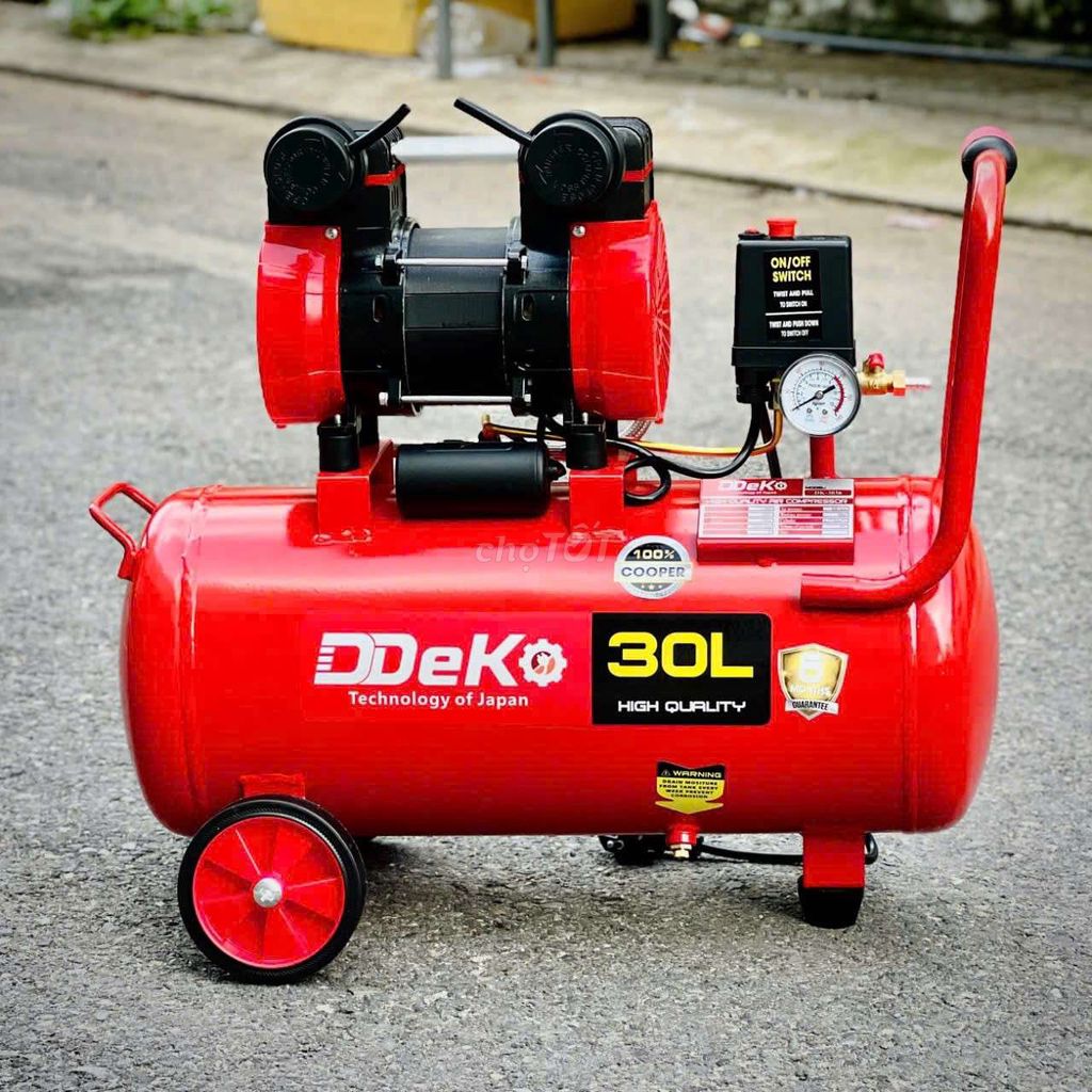 Máy nén khí Deko 30L 3.0 HP Đỏ. Mua bán Đồ chuyên dụng, Giống nuôi trồng tại Quận Bình Tân Tp Hồ Chí Minh được đăng bởi Lộc Phát Đạt hình 1