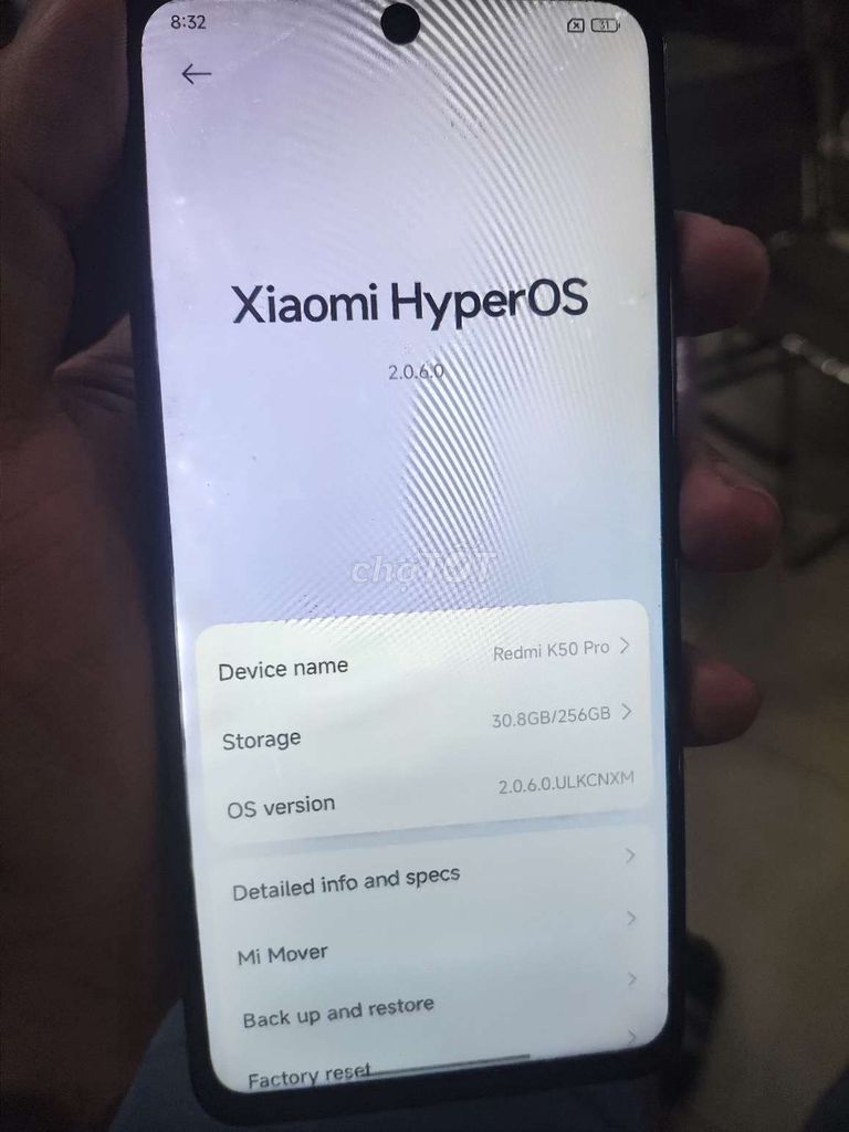 Xiaomi Redmi K50 Pro 8GB/128GB Xám Đã sử dụng. Mua bán Điện thoại tại Quận Bình Thạnh Tp Hồ Chí Minh được đăng bởi nguyễn văn thắng hình 1