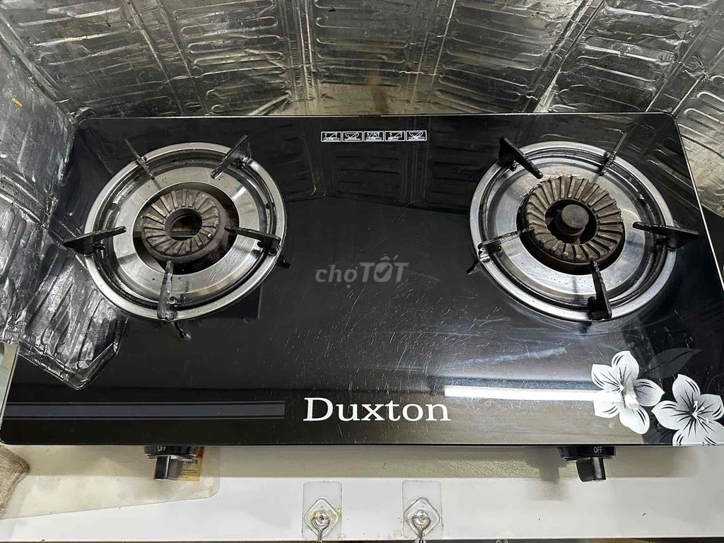 🔥 PASS NGUYÊN BỘ BẾP GAS ĐÔI DUXTON + BÌNH GAS + D