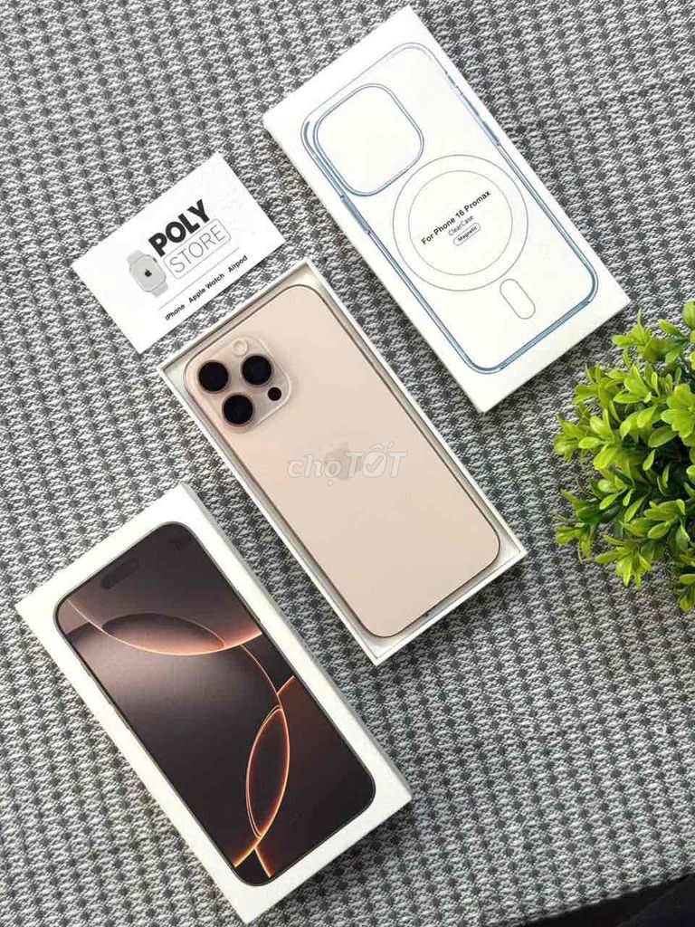 📲 iPhone 16 Pro Max 256GB Vàng 99%  Zin áp Pin 9x. Mua bán Điện thoại tại Quận Bình Tân Tp Hồ Chí Minh được đăng bởi POLY STORE APPLE hình 1