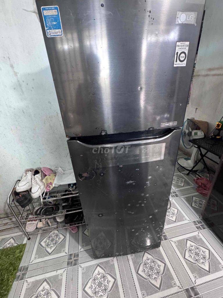 Tủ lạnh LG Inverter Xám. Mua bán Tủ lạnh tại Huyện Phong Điền Cần Thơ được đăng bởi CHXM yến nhi hình 1