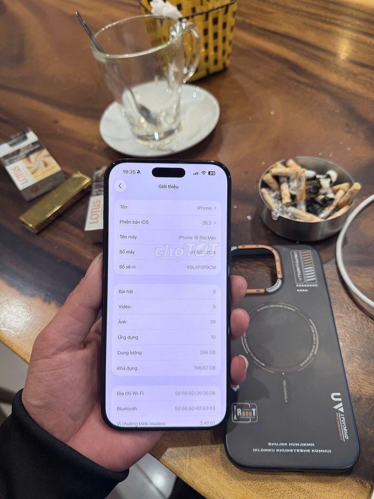 iPhone 16 Pro Max 256GB  lock canada đẹp 99%. Mua bán Điện thoại tại Quận Nam Từ Liêm Hà Nội được đăng bởi Hoàng hình 1