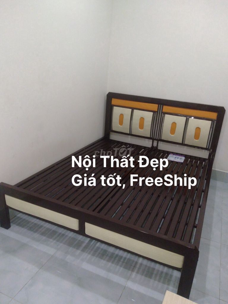 Hàng New Giá Tốt Giường Sắt hộp Cao Cấp FreeShip