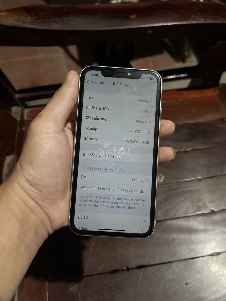 Apple iPhone 11 64GB Trắng. Mua bán Điện thoại tại Huyện Tam Dương Vĩnh Phúc được đăng bởi tran thu hình 1