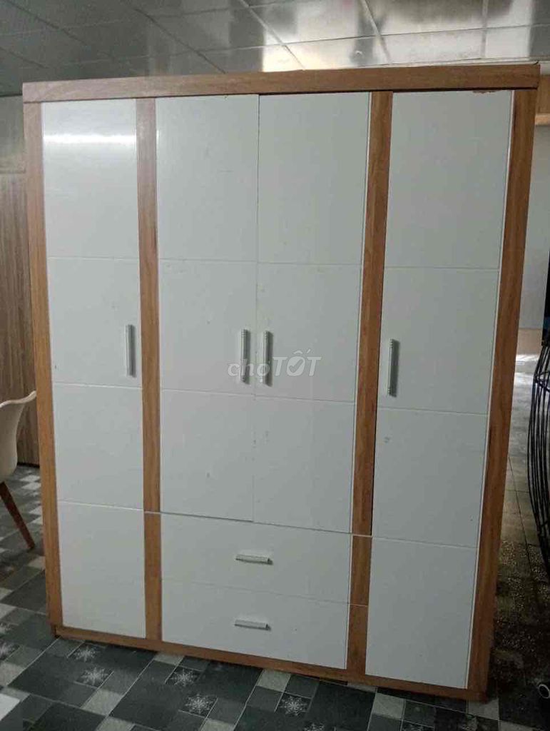 Tủ quần áo gỗ công nghiệp 4 cánh. Mua bán Tủ, kệ gia đình tại Thành phố Thủ Đức Tp Hồ Chí Minh được đăng bởi nội thất vinhomes Q9 hình 1