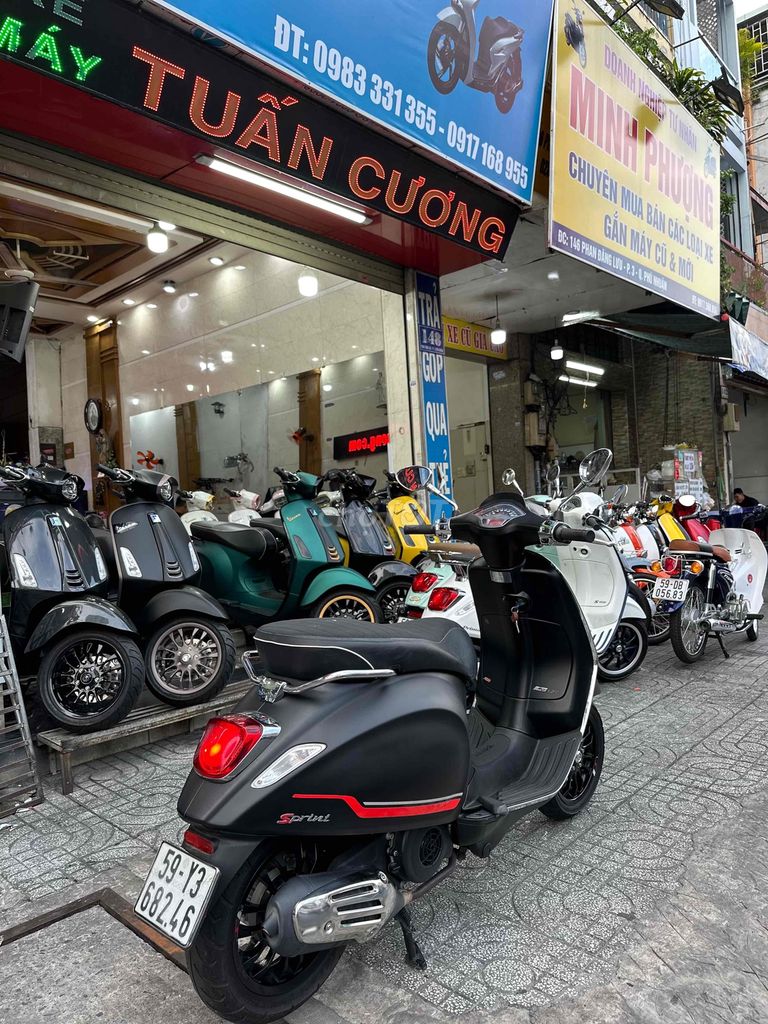 VESSPA SPINT Notte 🖤🖤🖤modell 2022. Mua bán Xe máy tại Quận Phú Nhuận Tp Hồ Chí Minh được đăng bởi vespa cũ PiAGIO Cao Cấp TUẤN CƯƠNG SAIGON  hình 2