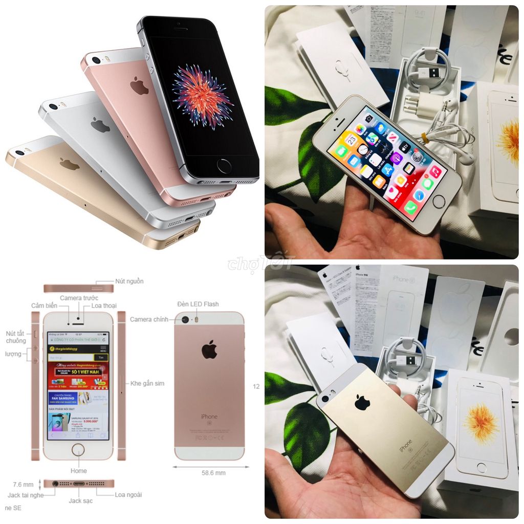 Apple iphone 5SE 32/128G ZIN ĐẸP CÓ SHIP COD có BH