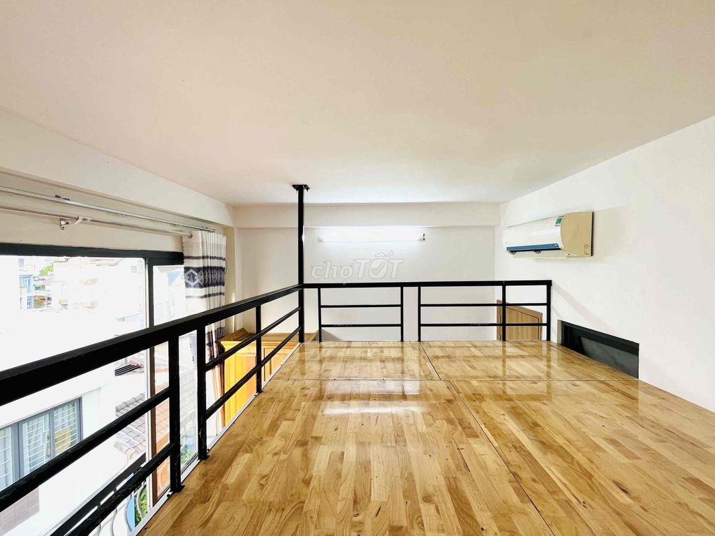 Duplex NHÀ MỚI cửa xổ view ban công full nội thất cao cấp tiện nghi