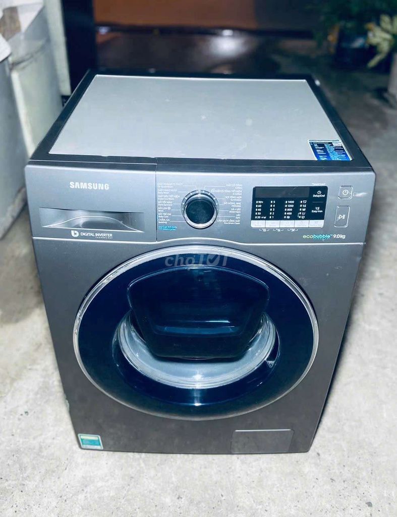 Máy giặt Samsung cửa trước 9kg Inverter Xám. Mua bán Máy giặt tại Quận Bình Tân Tp Hồ Chí Minh được đăng bởi ManhHung hình 1