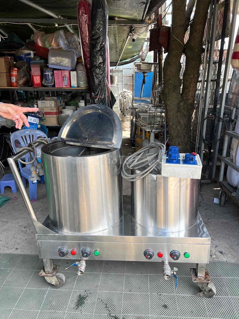 Nồi nấu phở điện Inox Bạc. Mua bán Bếp, lò, đồ điện nhà bếp tại Huyện Nhà Bè Tp Hồ Chí Minh được đăng bởi Trần Thị Hương hình 1