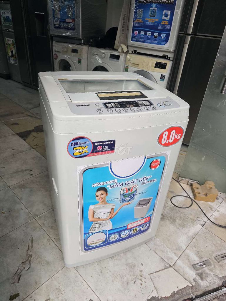 Máy giặt LG 8kg lồng đứng, bảo hành 3 tháng