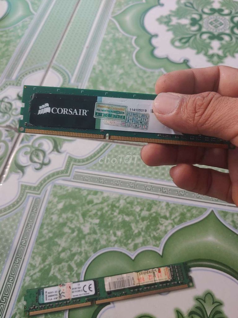 RAM Corsair DDR3 4GB 1300MHz. Mua bán Linh kiện (RAM, Card...) tại Huyện Bình Chánh Tp Hồ Chí Minh được đăng bởi bạn có  hình 1