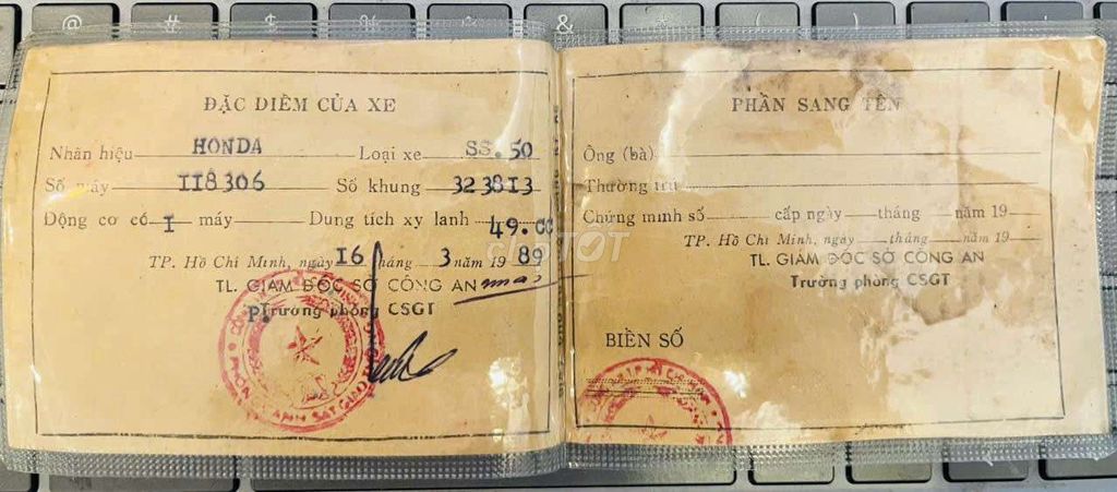 Honda SS50 1989 Bạc. Mua bán Xe máy tại Quận Phú Nhuận Tp Hồ Chí Minh được đăng bởi Nga Trần hình 9
