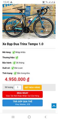 Xe đạp touring chính hãng Trinx