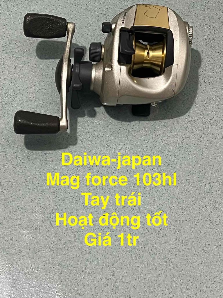 Máy câu cá Daiwa Mag force 103hl. Mua bán Đồ thể thao, Dã ngoại tại Thành phố Châu Đốc An Giang được đăng bởi Tao do cau bai 68 hình 1