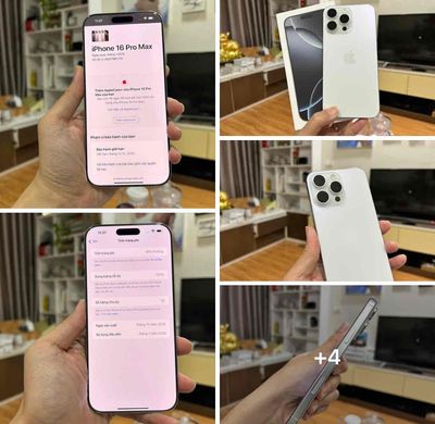 iPhone 16 Pro Max 256GB Trắng FULLBOX NEW BH 2025