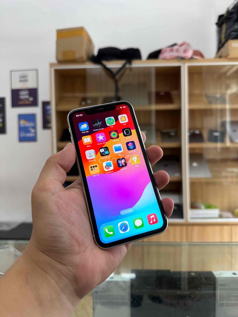iPhone 11- 128G zin all full CN - Pin đã thay new. Mua bán Điện thoại tại Quận Đống Đa Hà Nội được đăng bởi  HT Mobie Trả góp nợ xáu bao duyệt hình 4
