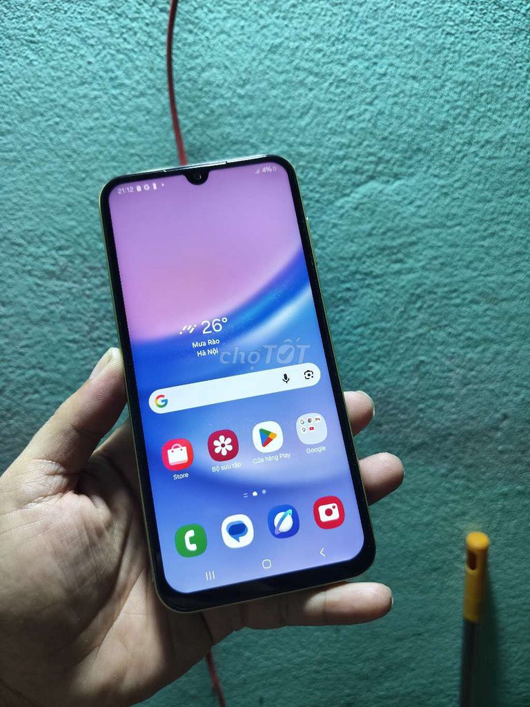 Samsung Galaxy A15 5G 6GB/128GB Xanh lá 98%. Mua bán Điện thoại tại Quận Liên Chiểu Đà Nẵng được đăng bởi Công Lực hình 1