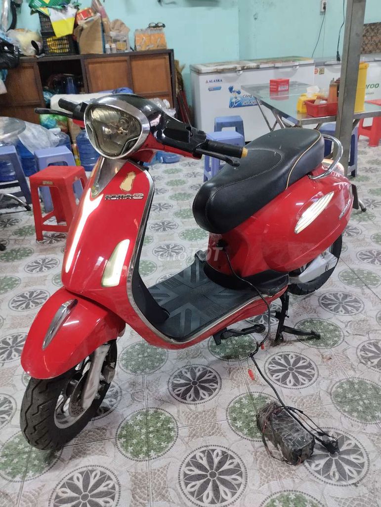 Xe điện Vespa dkbike Vtbike Roma còn đẹp. Mua bán Xe điện tại Quận 7 Tp Hồ Chí Minh được đăng bởi Xe điện Tân Mỹ  hình 4