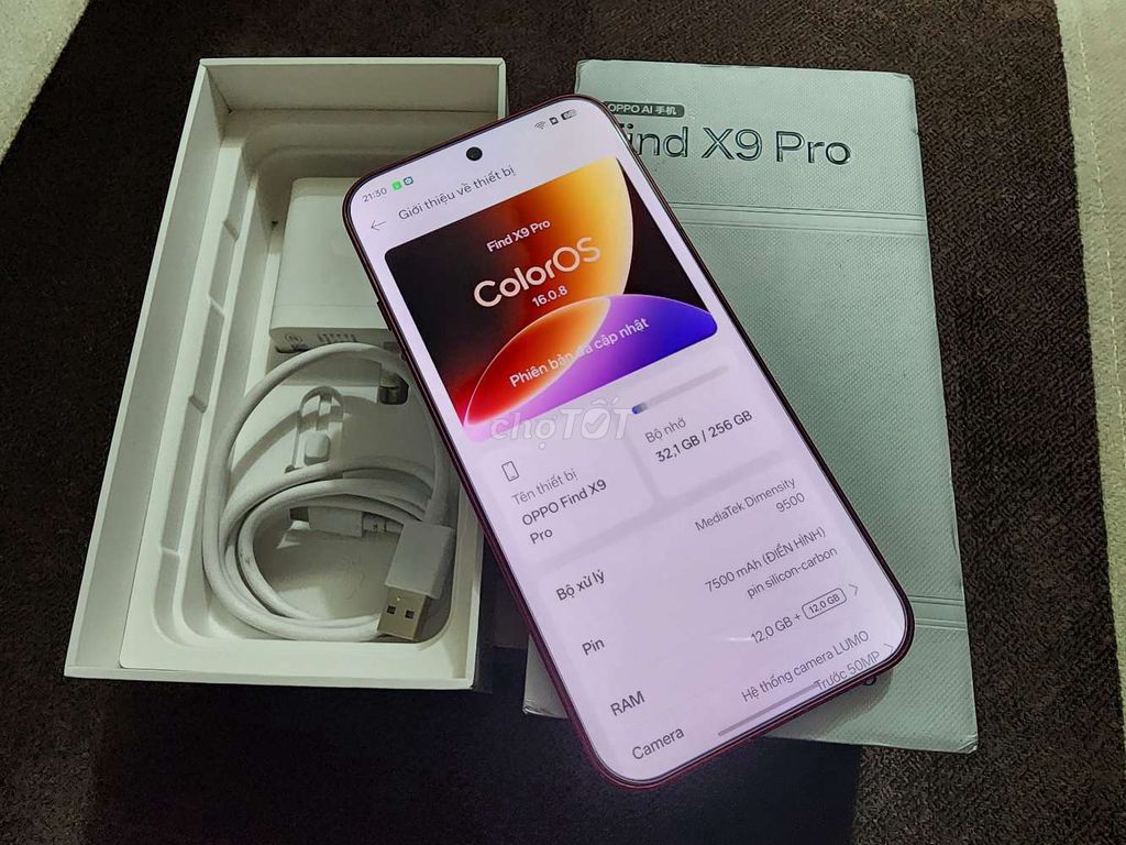 Oppo Find X9 Pro 256GB Hồng 12GB. Mua bán Điện thoại tại Quận Tây Hồ Hà Nội được đăng bởi Nhân Tâm  hình 1