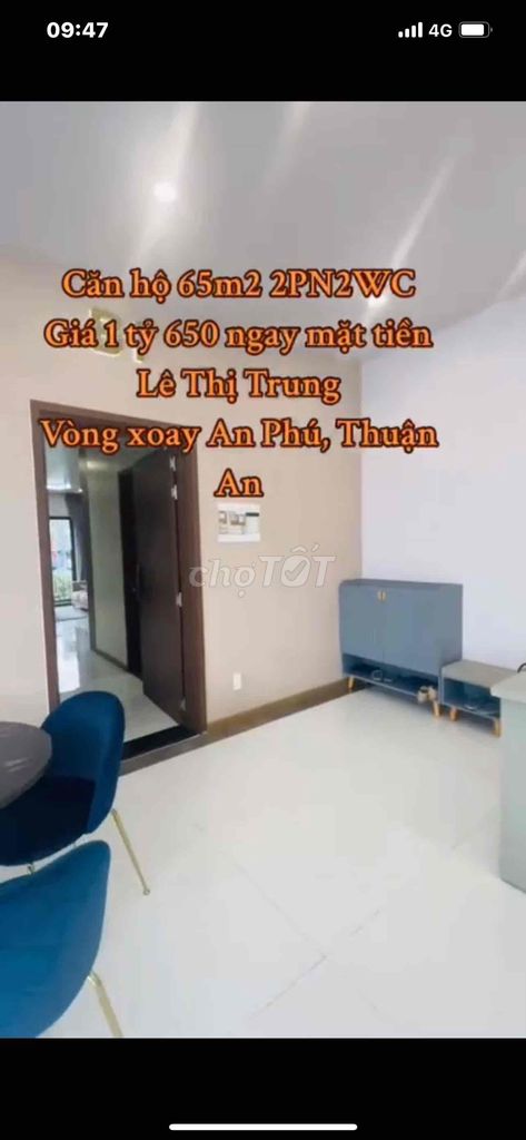 bán căn hộ tecco felice homes. siêu đẹp. giá 1.3 tỉ. lê thị trung. bd