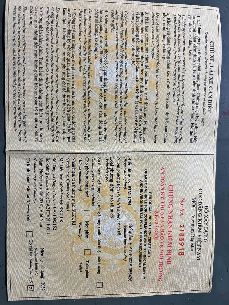 Suzuki ben  2007  tải 500kg. Mua bán Xe tải, xe ben tại Thành phố Thủ Đức Tp Hồ Chí Minh được đăng bởi lan hình 6