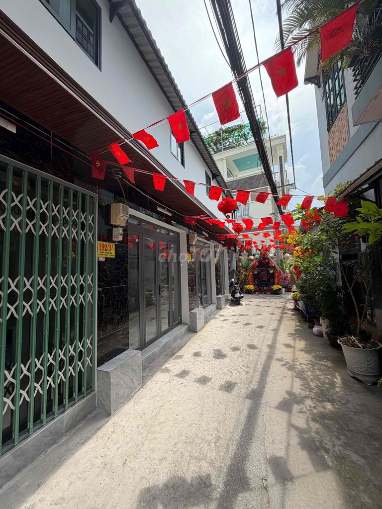 Nhà HXH 192 Bùi Văn Ba TTĐ Q7 dt 3x6,3m trệt lầu 2 phòng nhà mới tinh