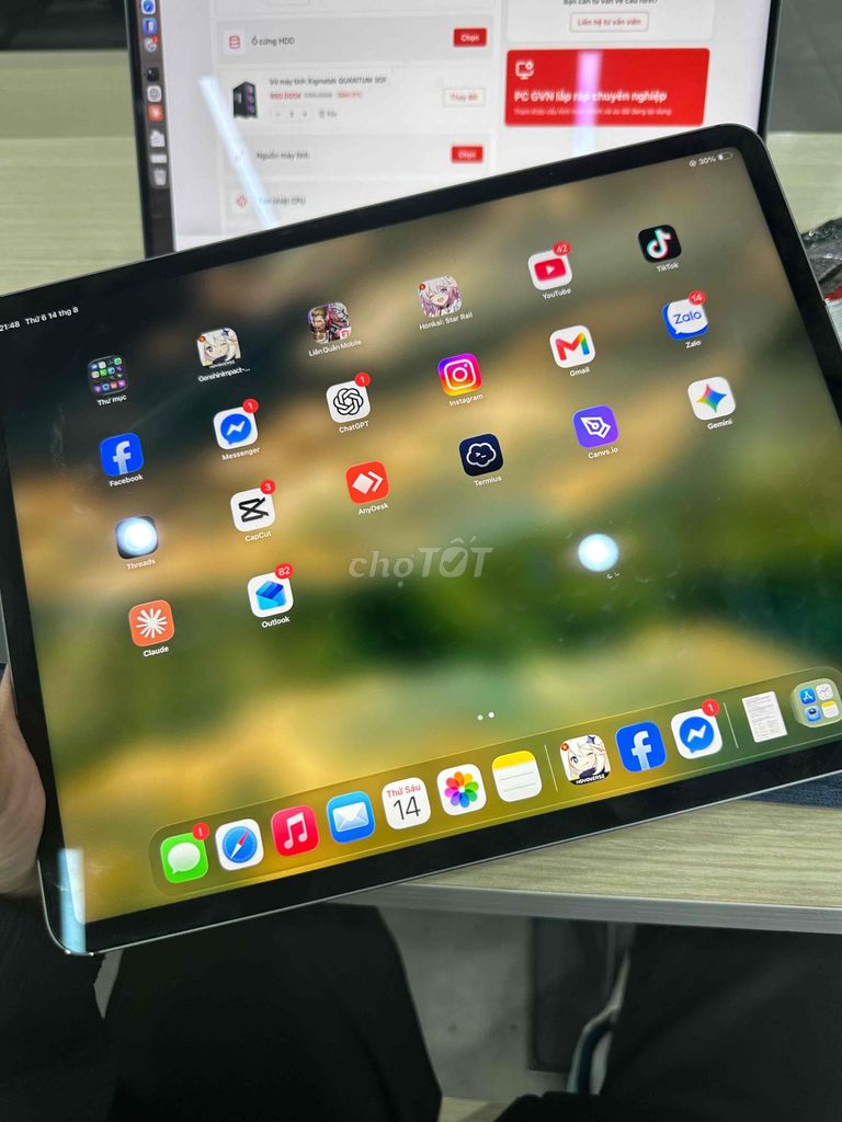 Apple iPad Pro M1 12.9 inch 5G Xám. Mua bán Máy tính bảng tại Quận Gò Vấp Tp Hồ Chí Minh được đăng bởi nguyễn phong hình 1