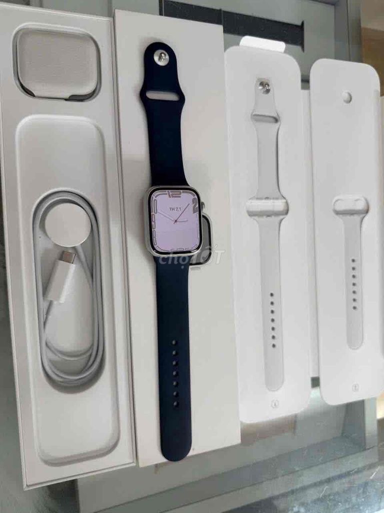 apple watch sr9:45 trắng đẹp keng pin 100% má vna