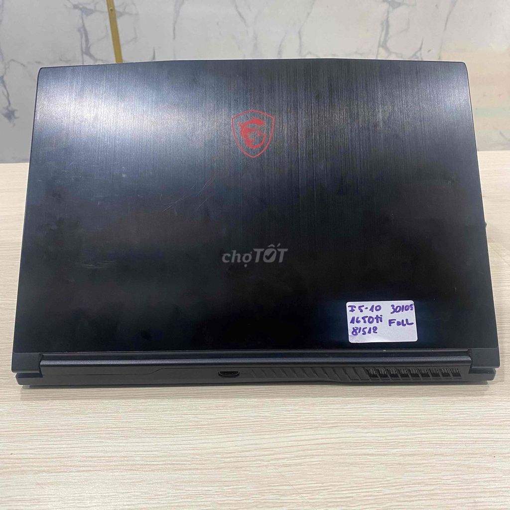 MSI GF63 i5-10H 8GB/512GB Đen. Mua bán Laptop tại Quận Bình Thạnh Tp Hồ Chí Minh được đăng bởi Ngô Xuân Hy  hình 1