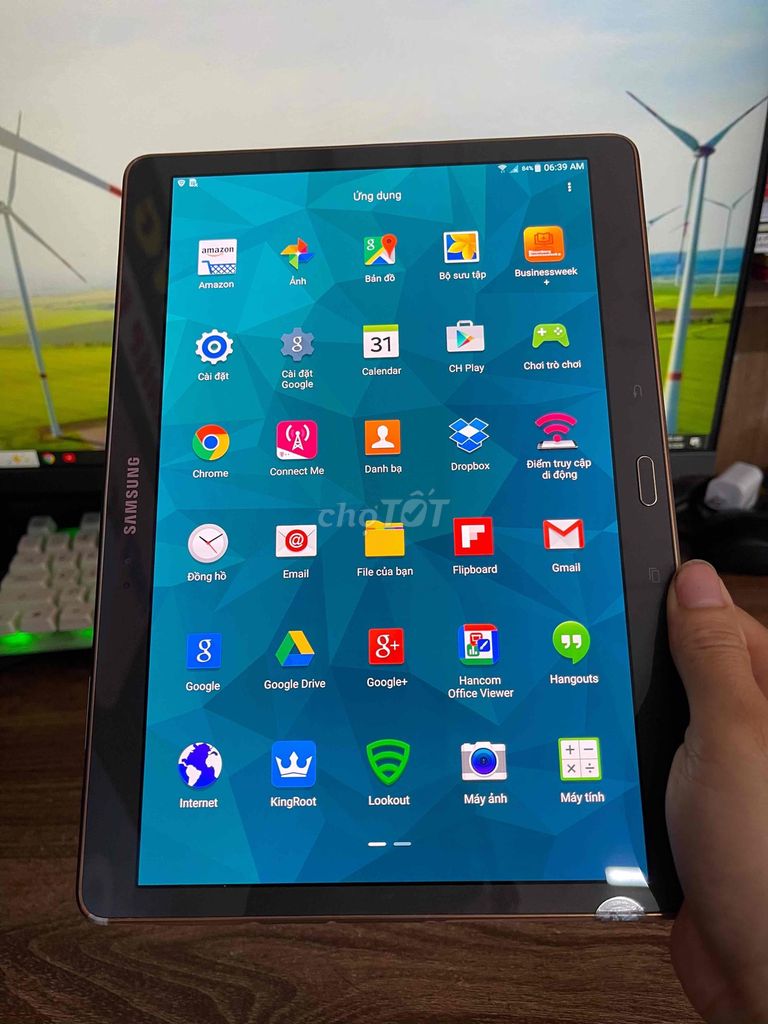 Samsung Galaxy Tab S  Màn AMOLED keng 99%. Mua bán Máy tính bảng tại Quận Lê Chân Hải Phòng được đăng bởi Huy Tưởng Mobile hình 1