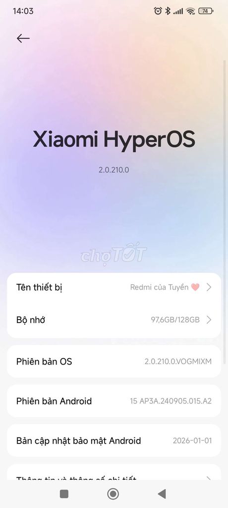 Xiaomi Redmi 128GB Trắng. Mua bán Điện thoại tại Thị xã Tân Uyên Bình Dương được đăng bởi tuyền hình 1