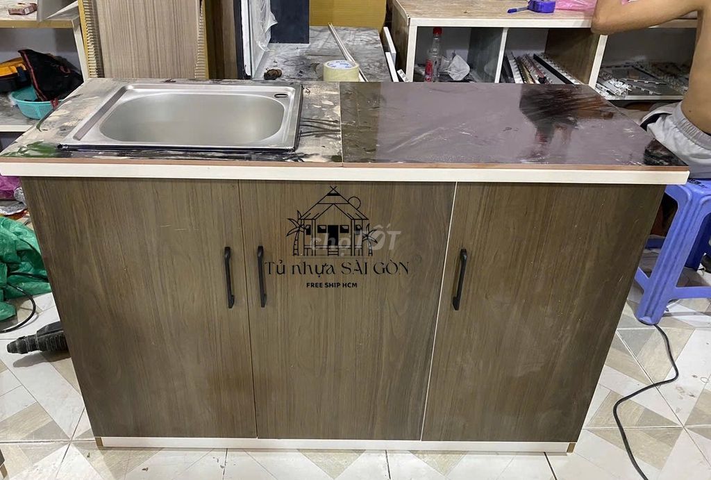 Tủ bếp Tủ bếp Tủ bếp . Mua bán Tủ, kệ gia đình tại Huyện Cần Giuộc Long An được đăng bởi Cửa Hàng Nội Thất hình 1