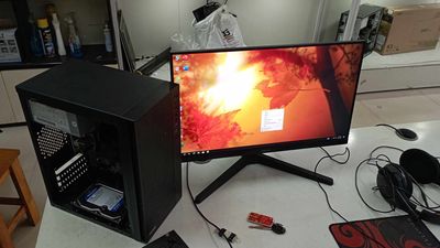Bán bộ PC i3 10105,1TB vs màn samsung 22in đẹp rẻ