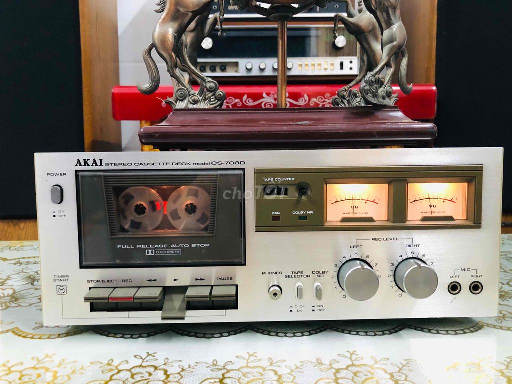 deck Akai cs-703 D( hàng xuất châu âu)