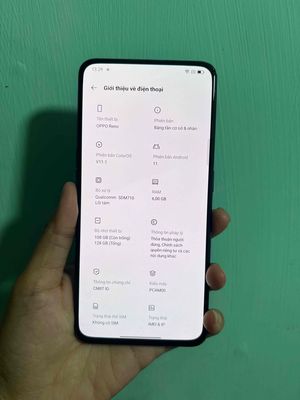 📱 OPPO Reno 6/128G 🥰 Ưu điểm: Snapdragon 710. Mua bán Điện thoại tại Thị xã Bến Cát Bình Dương được đăng bởi Trần Yến Nhi