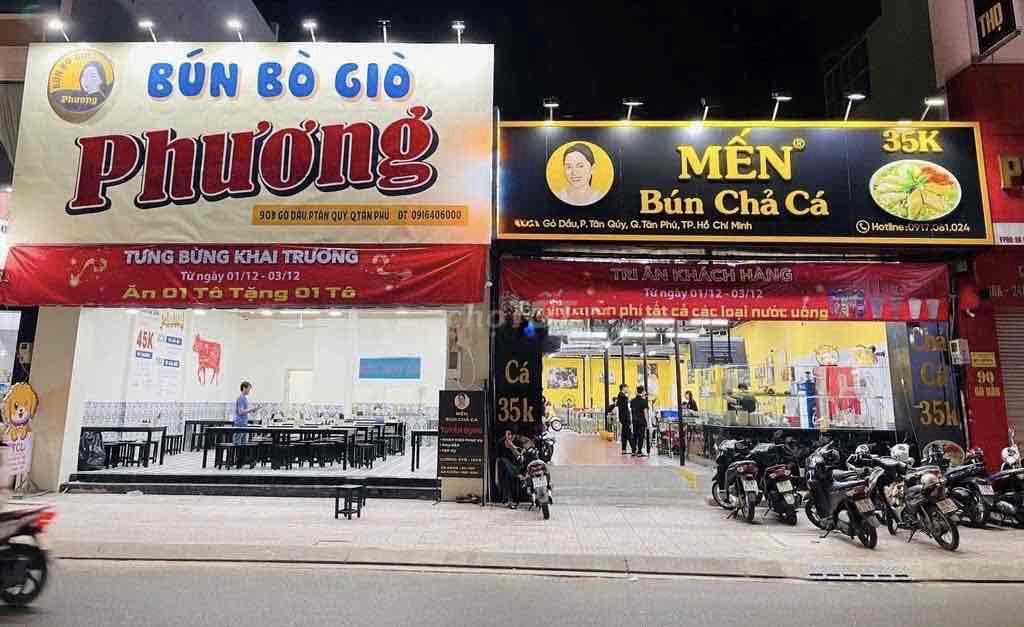 Mặt Tiền KD 8x40m (Nở Hậu 12m) Vỉa Hè Rộng. GÒ DẦU. TÂN PHÚ