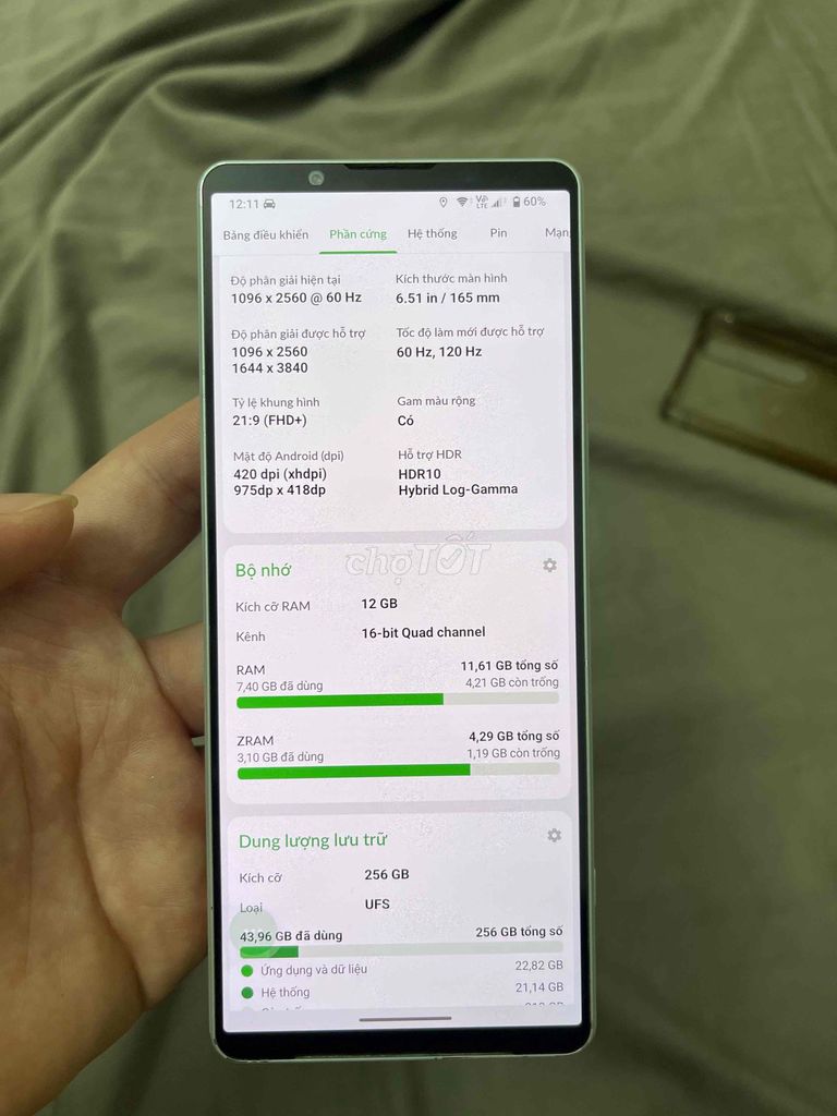 Sony 1 Mark 4 256GB Trắng Nhật. Mua bán Điện thoại tại Quận Nam Từ Liêm Hà Nội được đăng bởi Con Cua hình 1