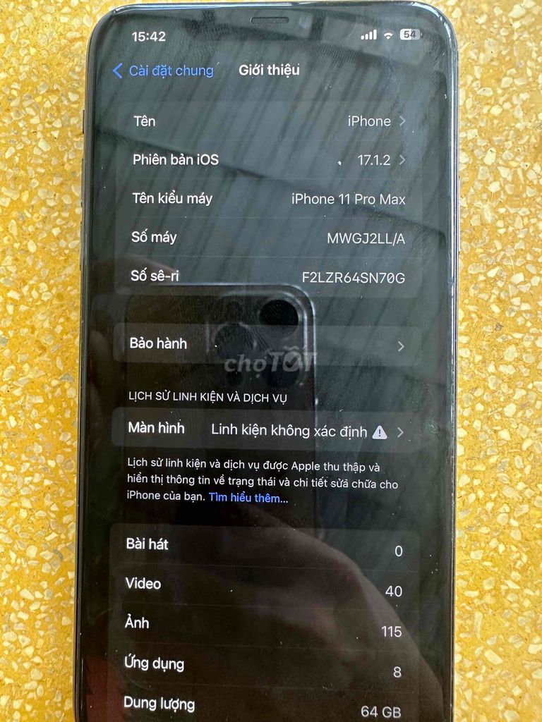 iphone 11 Pro Max 64 Gb Rẻ bèo. Mua bán Điện thoại tại Huyện Thới Lai Cần Thơ được đăng bởi hồng phúc hình 1