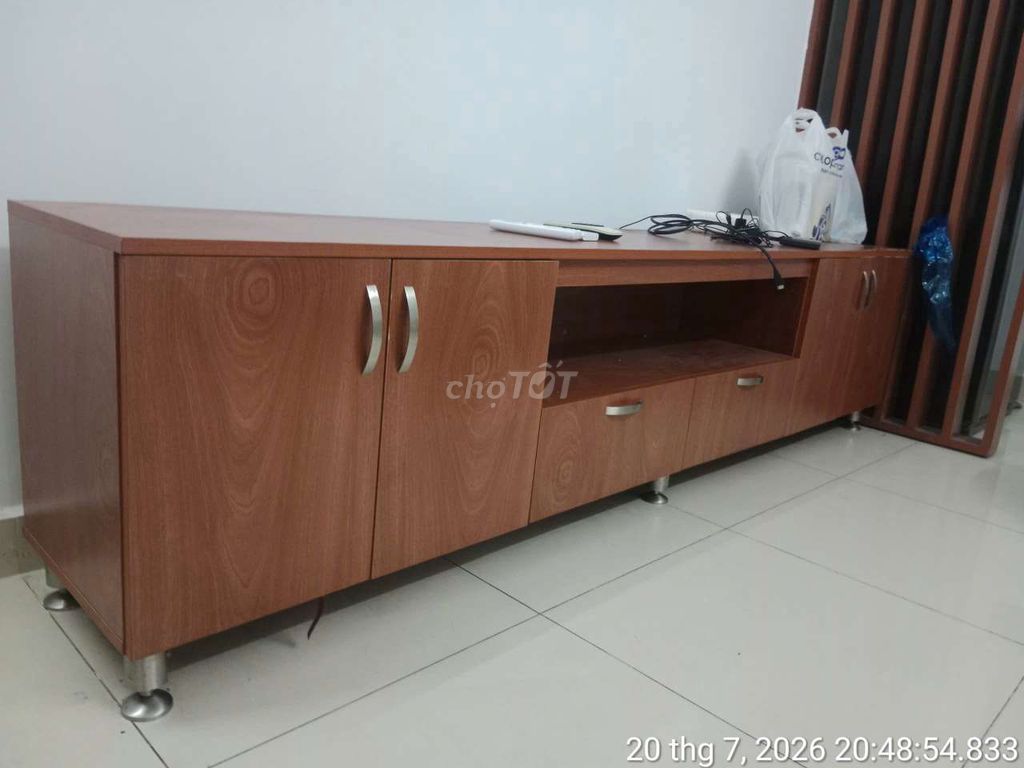Cần thanh lý Kệ tivi Gỗ MDF Nâu hàng đặt đóng . Mua bán Tủ, kệ gia đình tại Quận 12 Tp Hồ Chí Minh được đăng bởi Ngọc Thiện hình 1