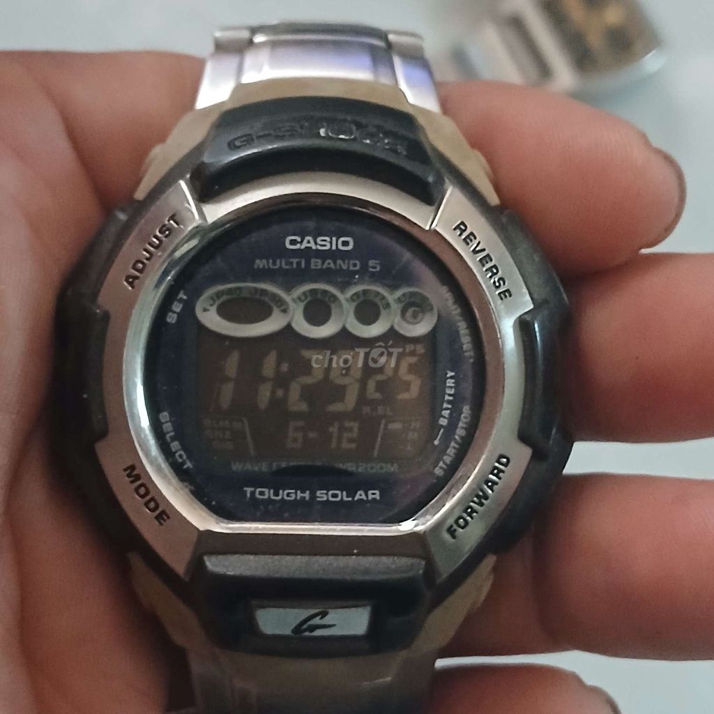 Casio G-Shock Multi Band 5 Đen Bạc Nâu. Mua bán Đồng hồ tại Quận Thanh Khê Đà Nẵng được đăng bởi Chuyên đồ Japan hình 1