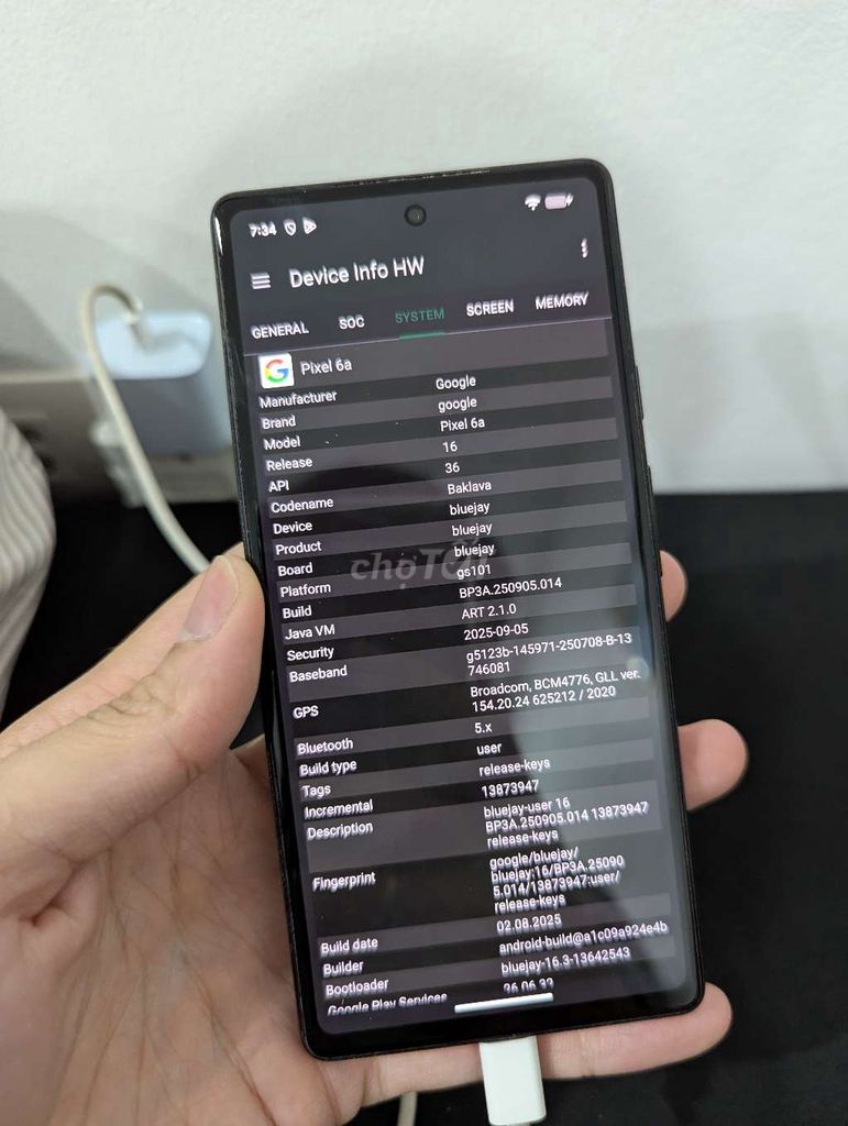 Google Pixel 6a 128GB Đen Đã sử dụng. Mua bán Điện thoại tại Quận Thanh Xuân Hà Nội được đăng bởi  Apple Hey Seri hình 1