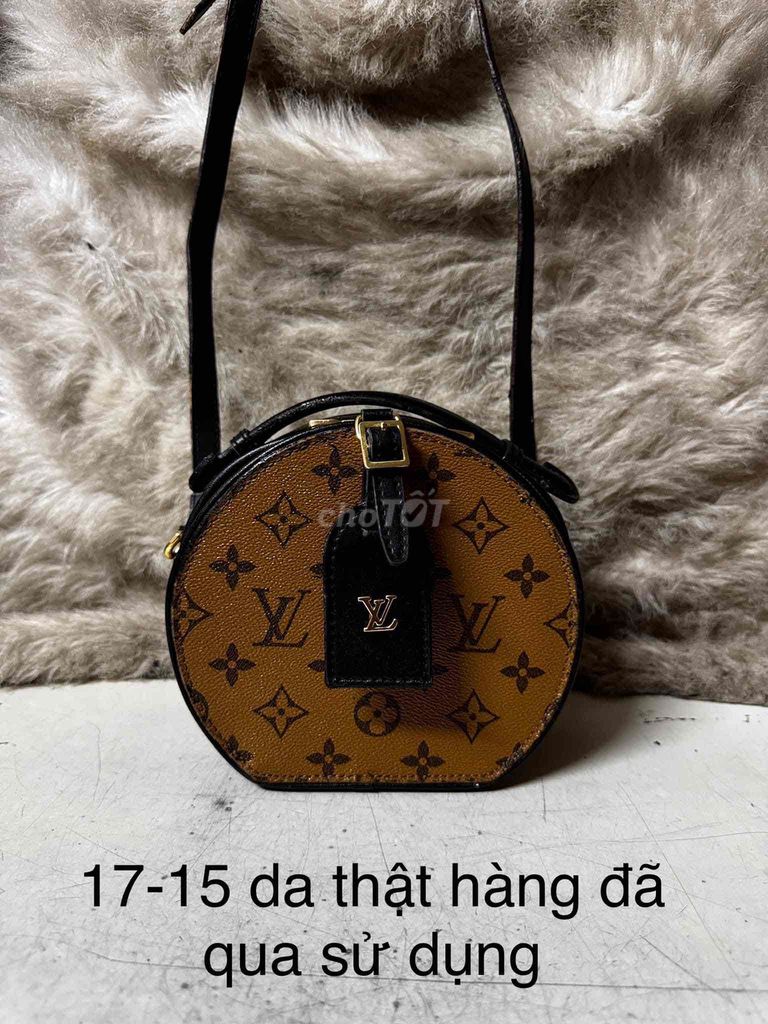 Túi mini tròn LOUIS VUITTON size 17x15