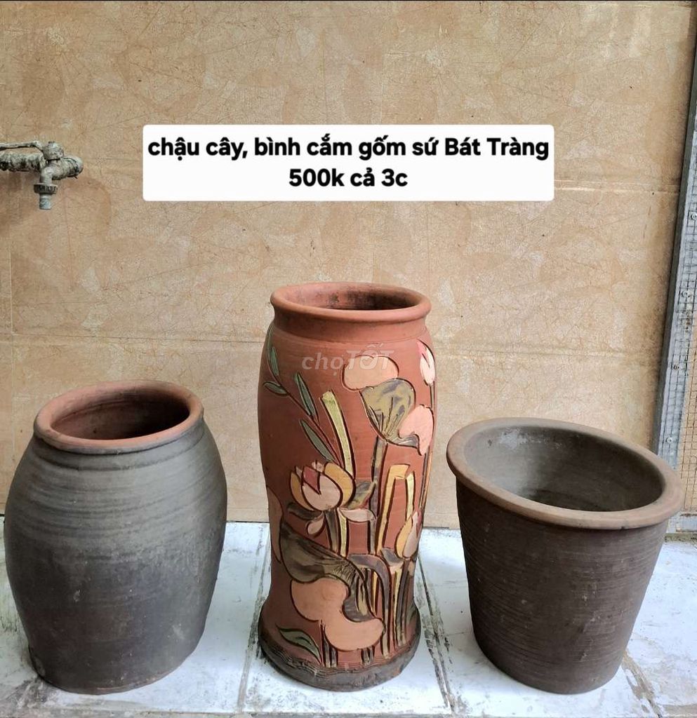 Chậu cây gốm sứ Bát Tràng. Mua bán Cây cảnh, đồ trang trí tại Quận Đống Đa Hà Nội được đăng bởi duc hình 1