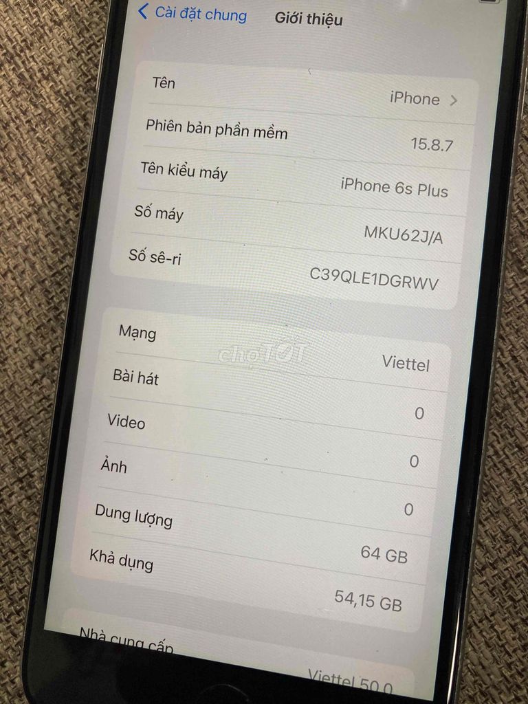 iphone 6s plus 64G pin 100. Mua bán Điện thoại tại Quận Bắc Từ Liêm Hà Nội được đăng bởi Đức Anh Hà hình 1