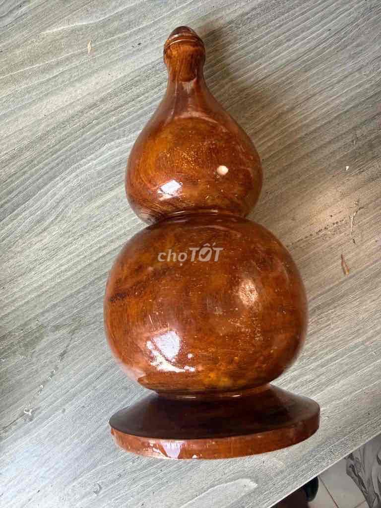 Bình hồ lô Gỗ tự nhiên Phong thủy Trang trí. Mua bán Đồ sưu tầm, đồ cổ tại Quận Bình Tân Tp Hồ Chí Minh được đăng bởi Phan Phước Hiền hình 1